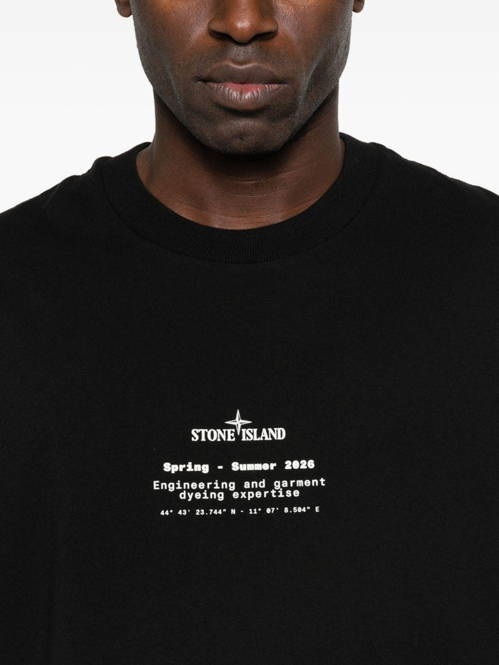 T-shirt nero con logo