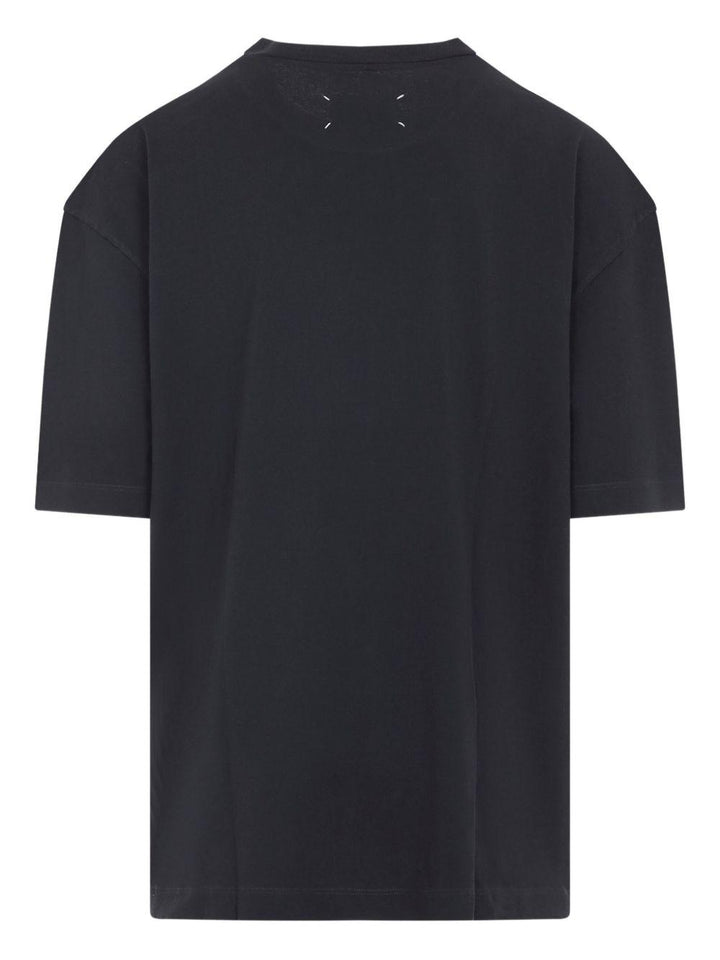 T-shirt grigio antracite con logo 