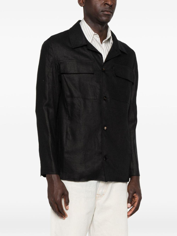 Overshirt James nera 