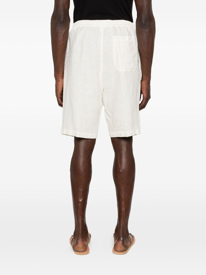 Shorts butter in lino con coulisse 