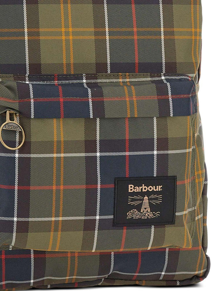 Zaino verde tartan 