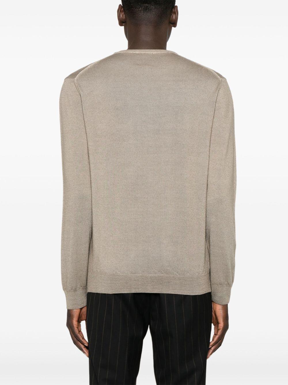 Maglione in lana beige 