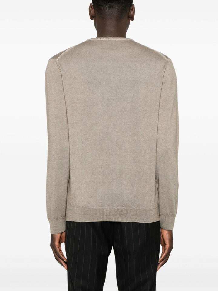Maglione in lana beige 