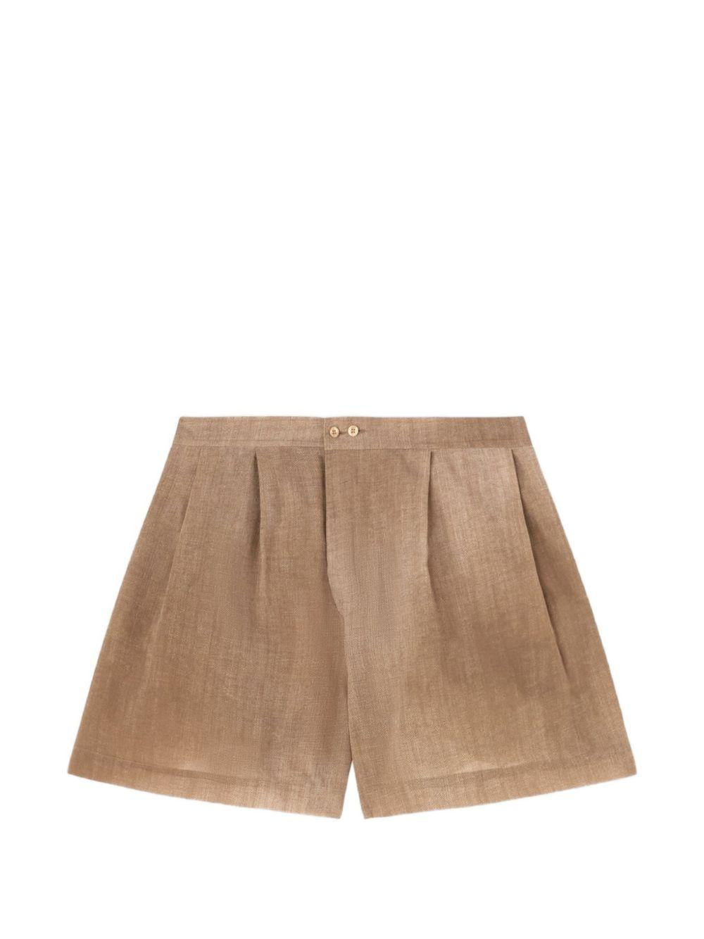 Shorts con pinces 