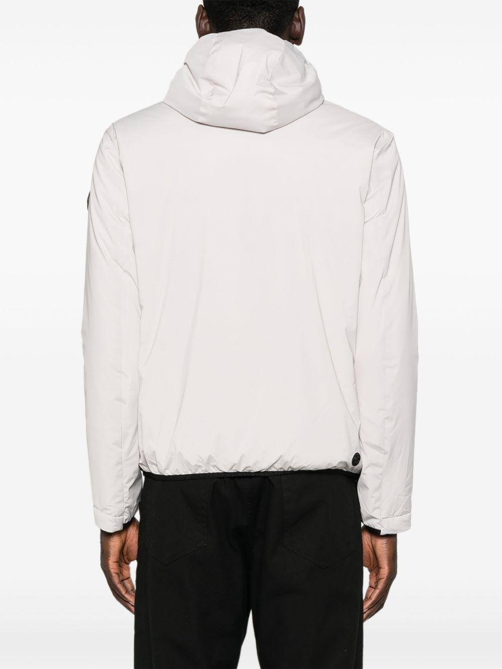 Giacca grigio chiaro con zip 