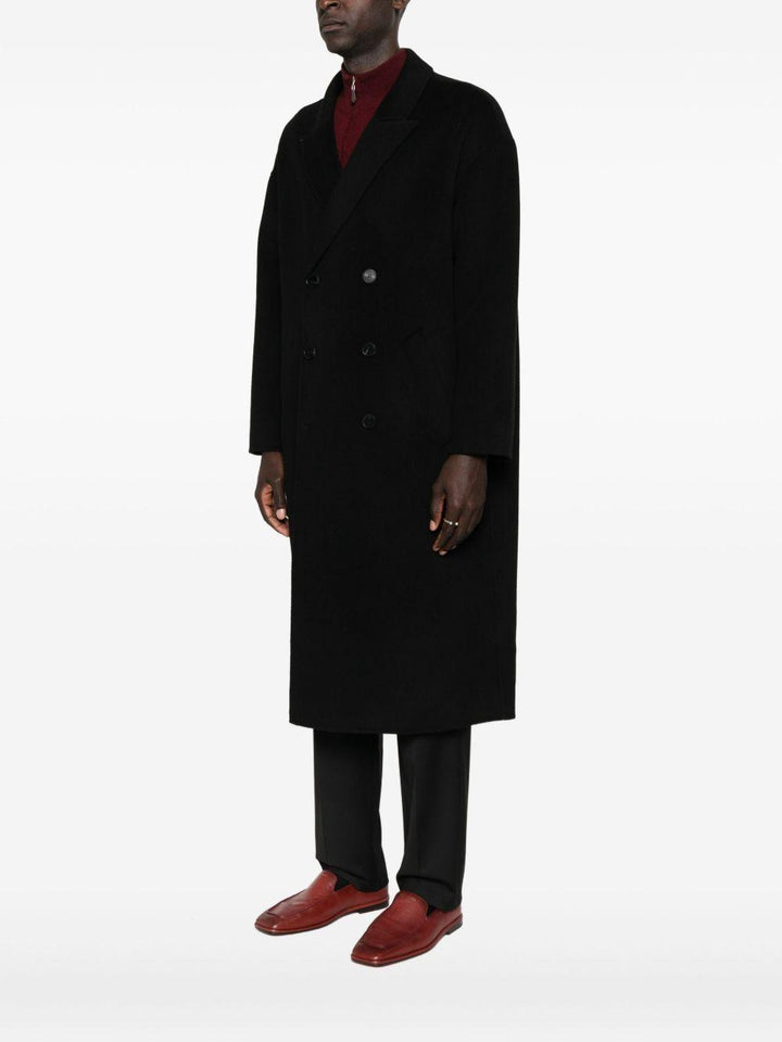 Cappotto doppiopetto nero 