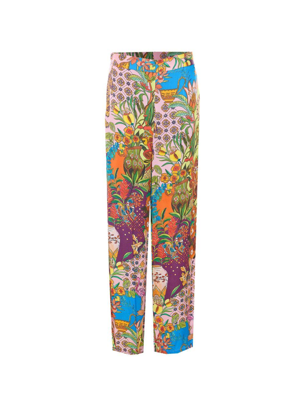 Pantaloni con vita elasticizzata 