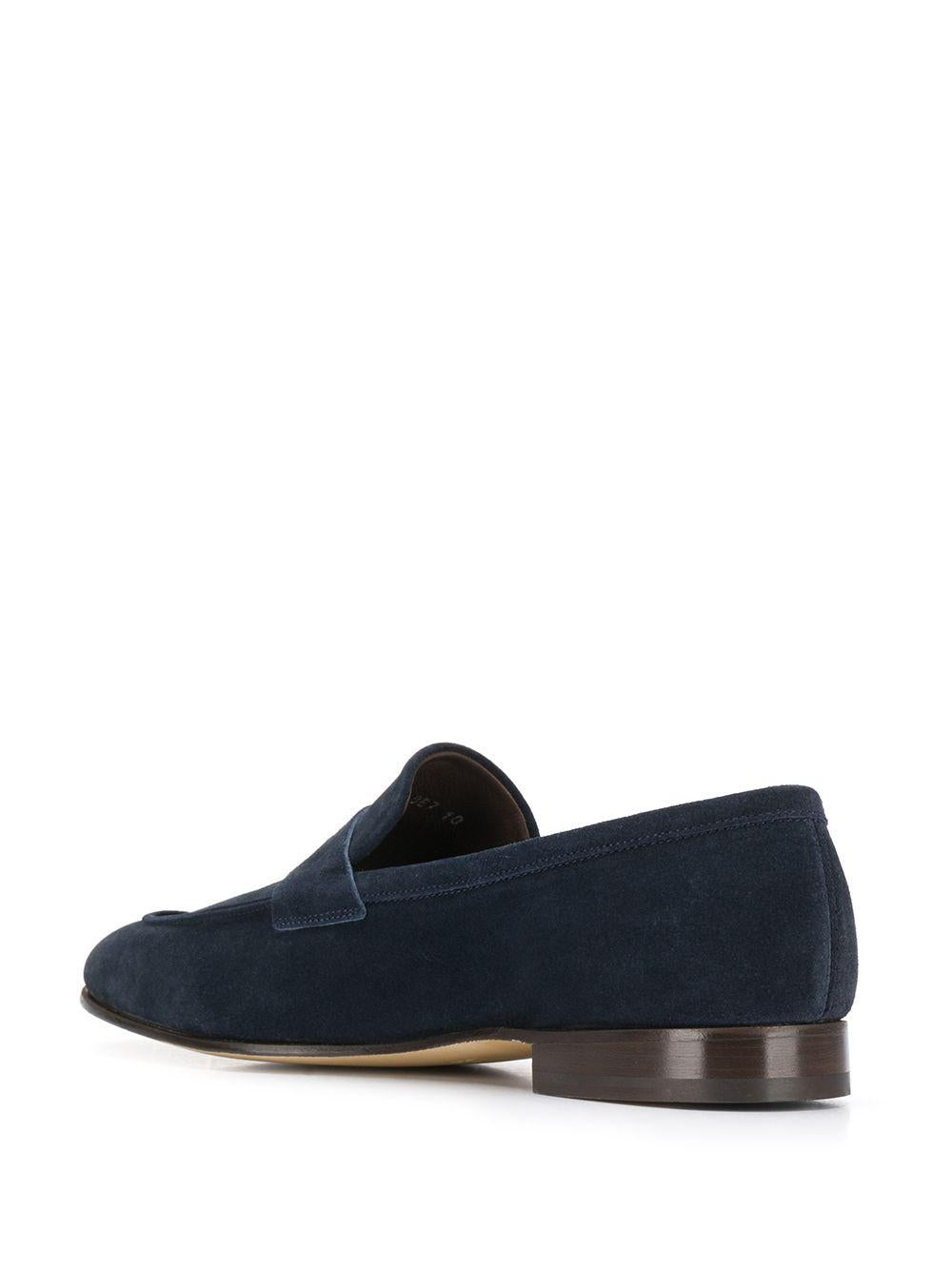 Mocassini marine in pelle 