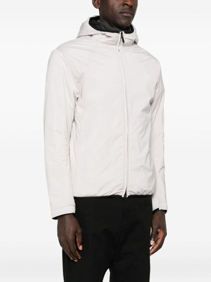 Giacca grigio chiaro con zip 