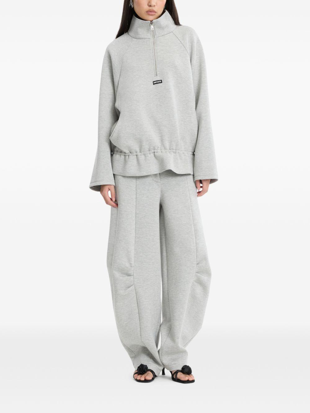 Pantaloni con arricciatura 