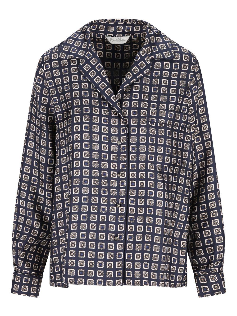 Camicia maschile con stampa E.Marinella 