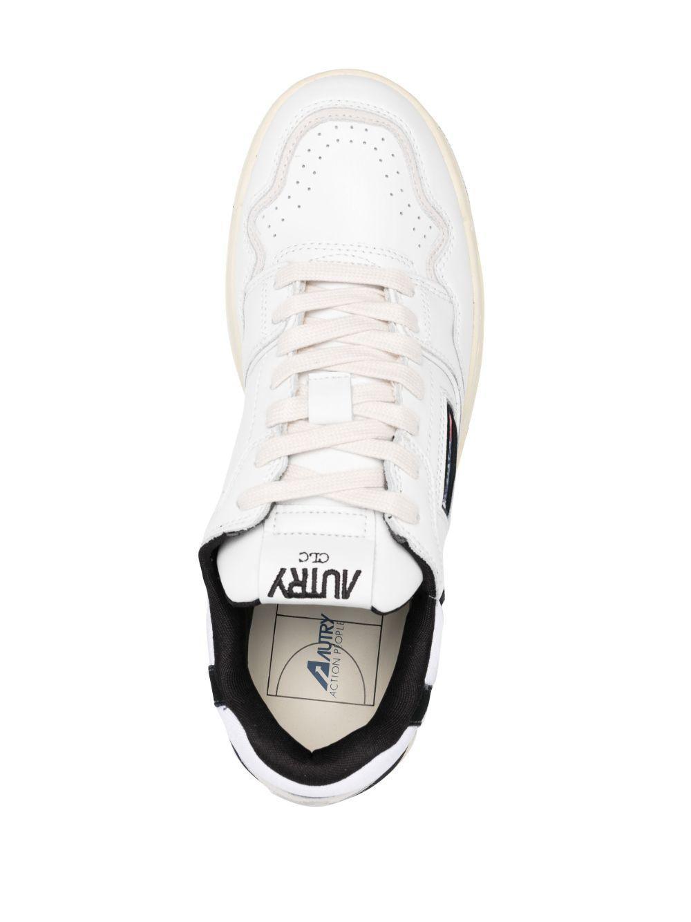 Sneaker action bianca e nera 