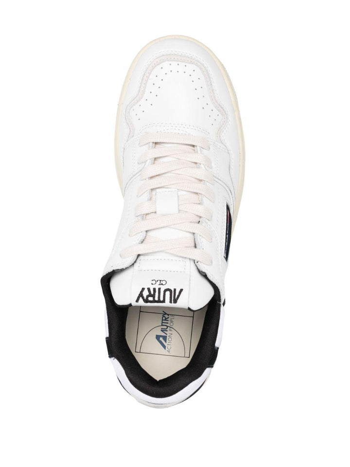 Sneaker action bianca e nera 
