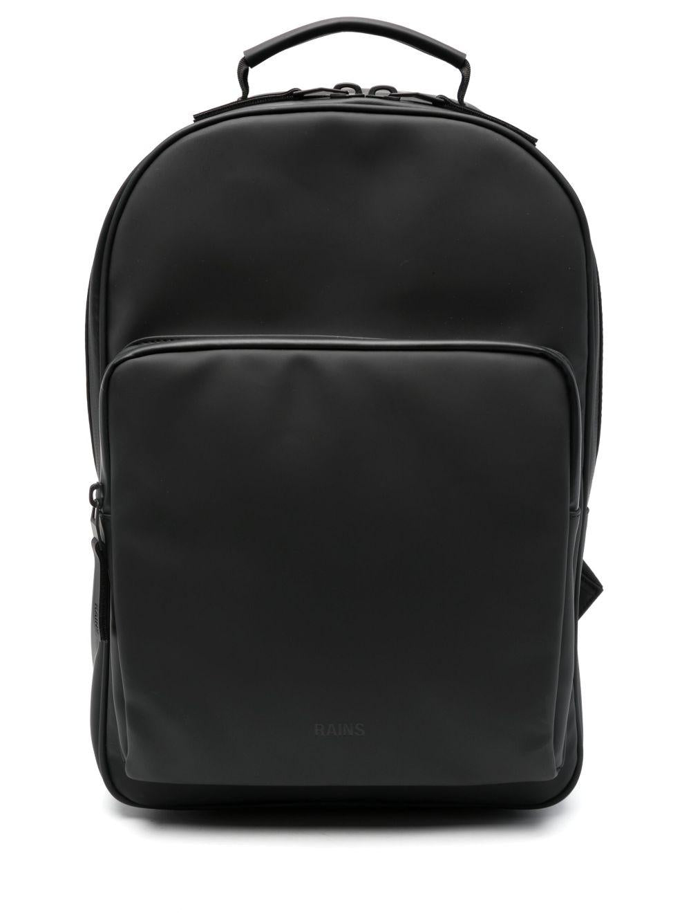 Zaino nero con zip 