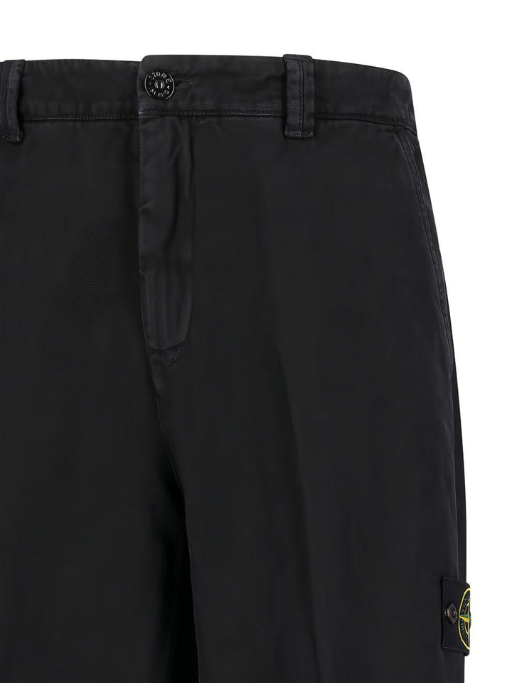Pantaloni con applicazioni neri 