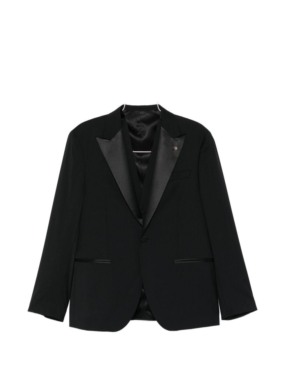 Smoking nero con gilet 