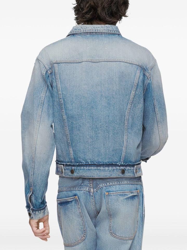Giacca in denim blu 