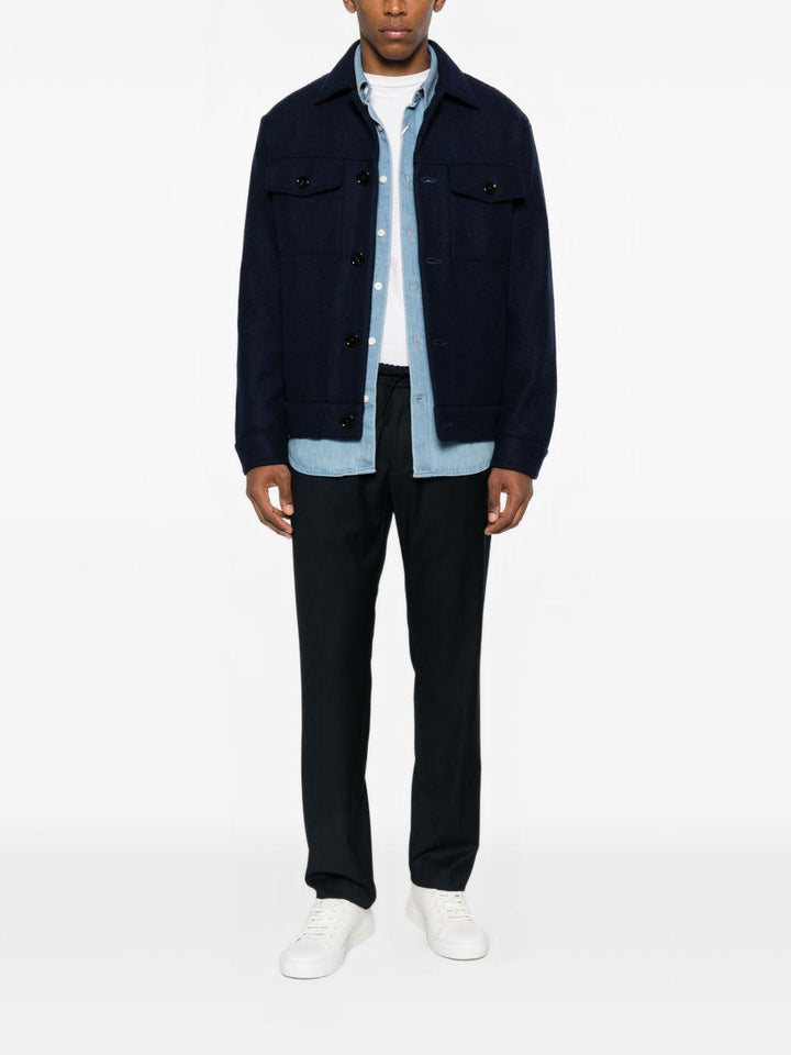 Pantaloni Adam con coulisse blu navy 