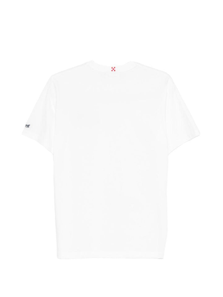 T-shirt bianca con stampa grafica 