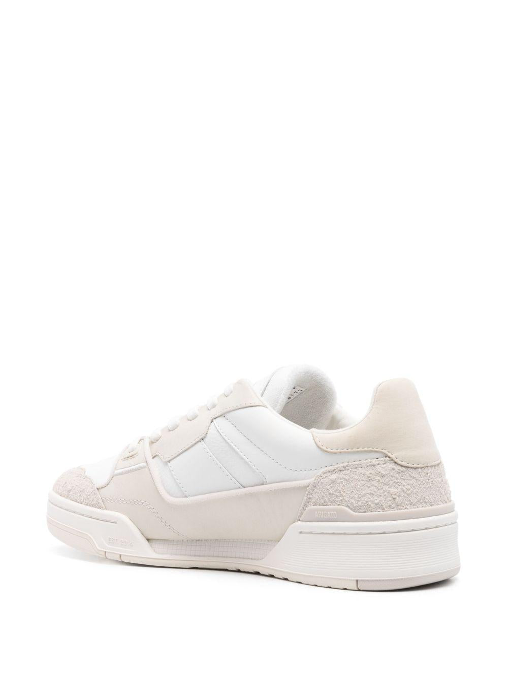 Sneakers bianche e beige Clay con inserti 