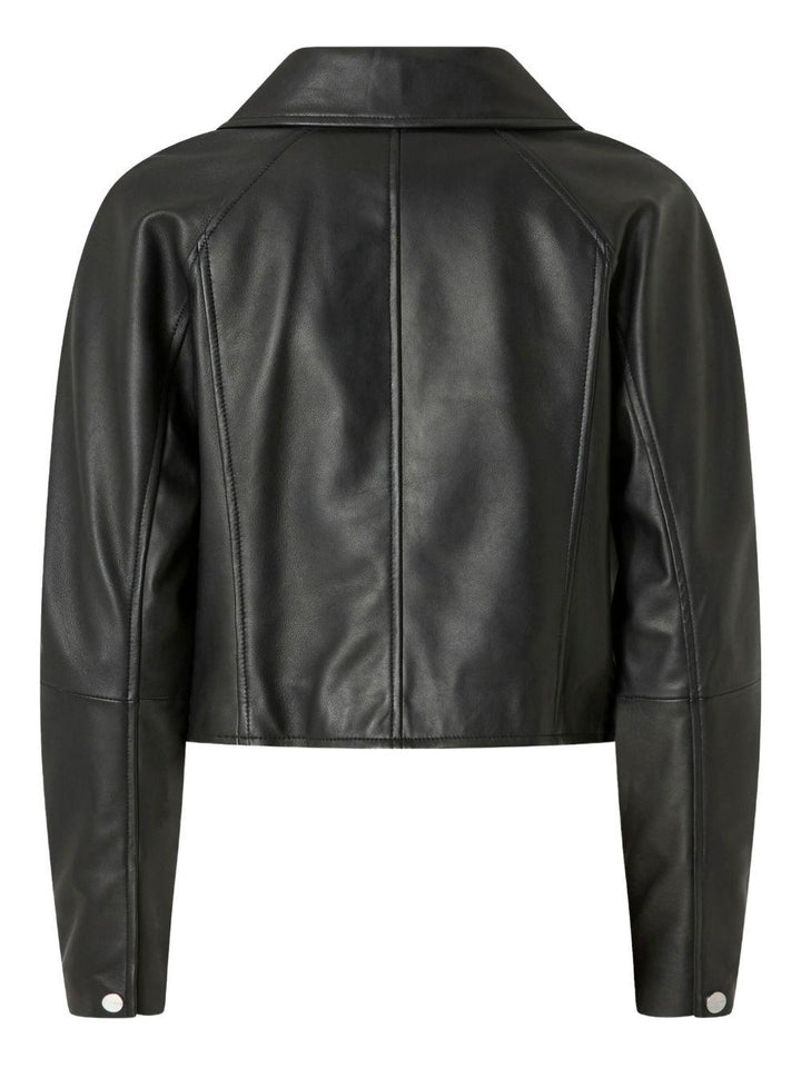 Giacca biker in pelle 