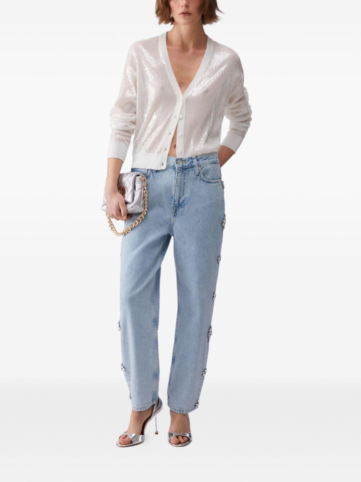 Cardigan con pailettes 