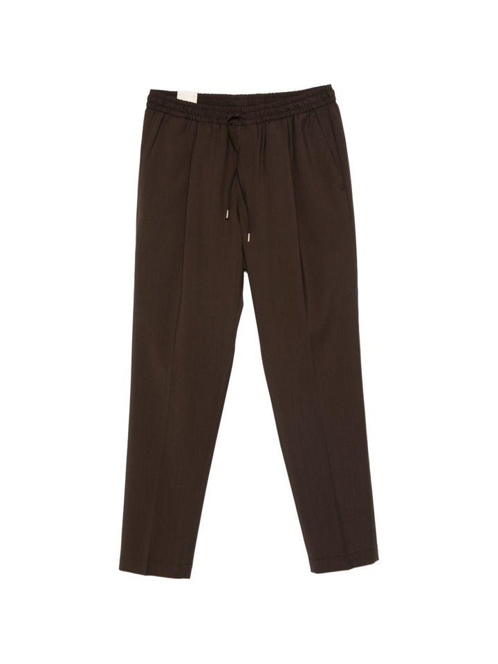 Pantaloni Wimbledons marrone con coulisse 