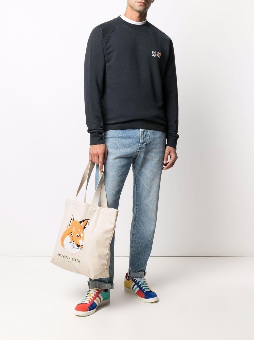 borsa tote ecrù 