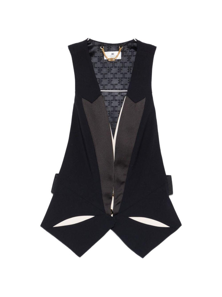 Gilet con intagli 