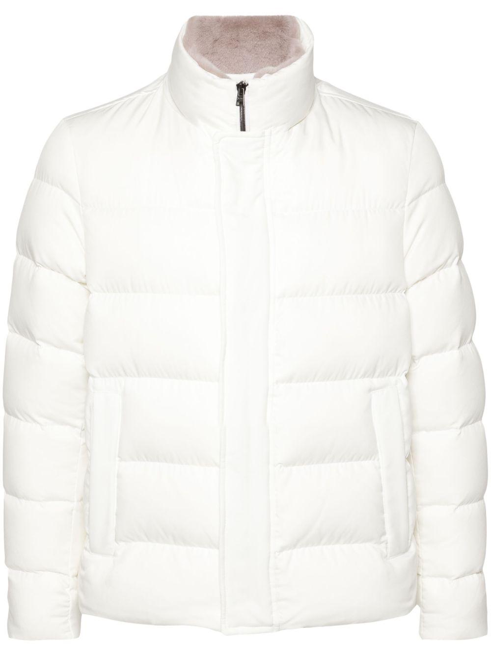 Piumino trapuntato bianco 