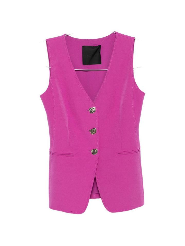 Gilet con bottoni 