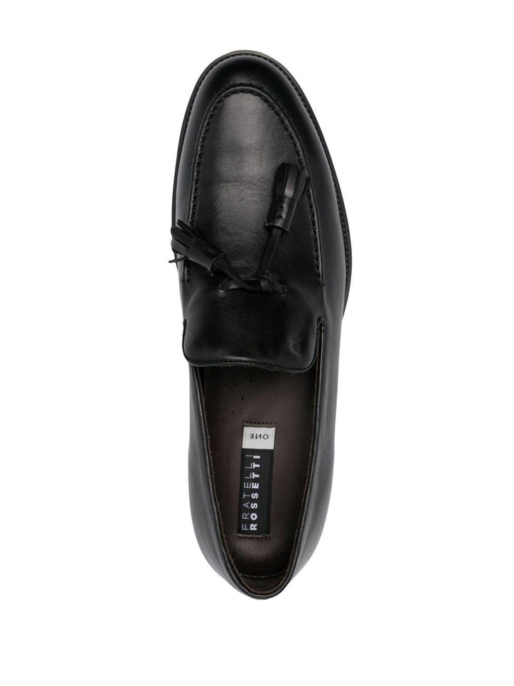Mocassino Nero In Pelle 