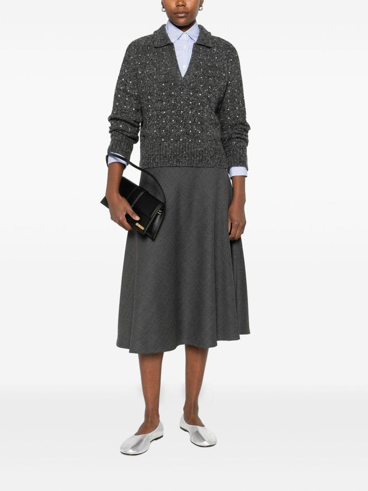 Maglione con strass 