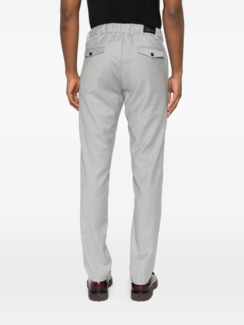 Pantaloni Mc Denny con bottoni grigio chiaro 