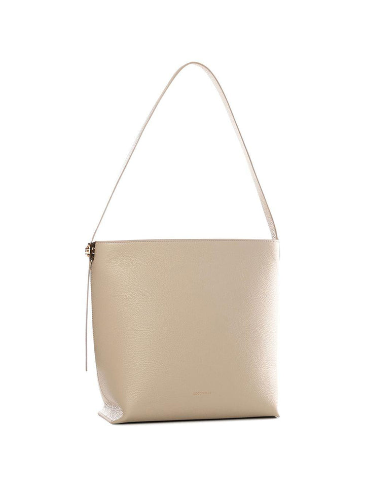 Borsa a spalla con logo 
