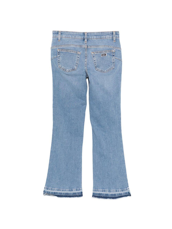 Jeans svasati con decorazione 
