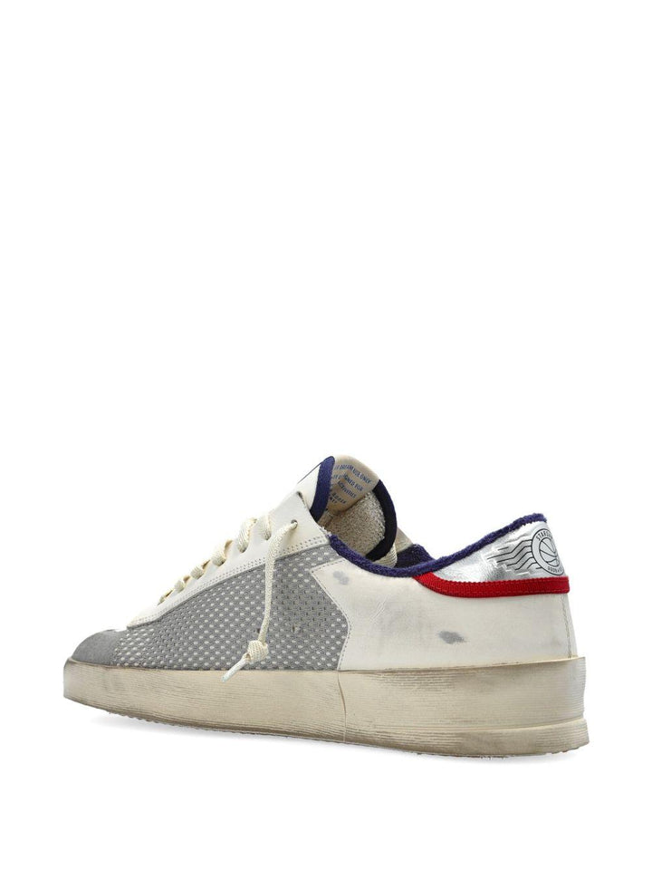 Sneakers Stardan grigio chiaro con applicazione stella e rinforzo a contrasto 