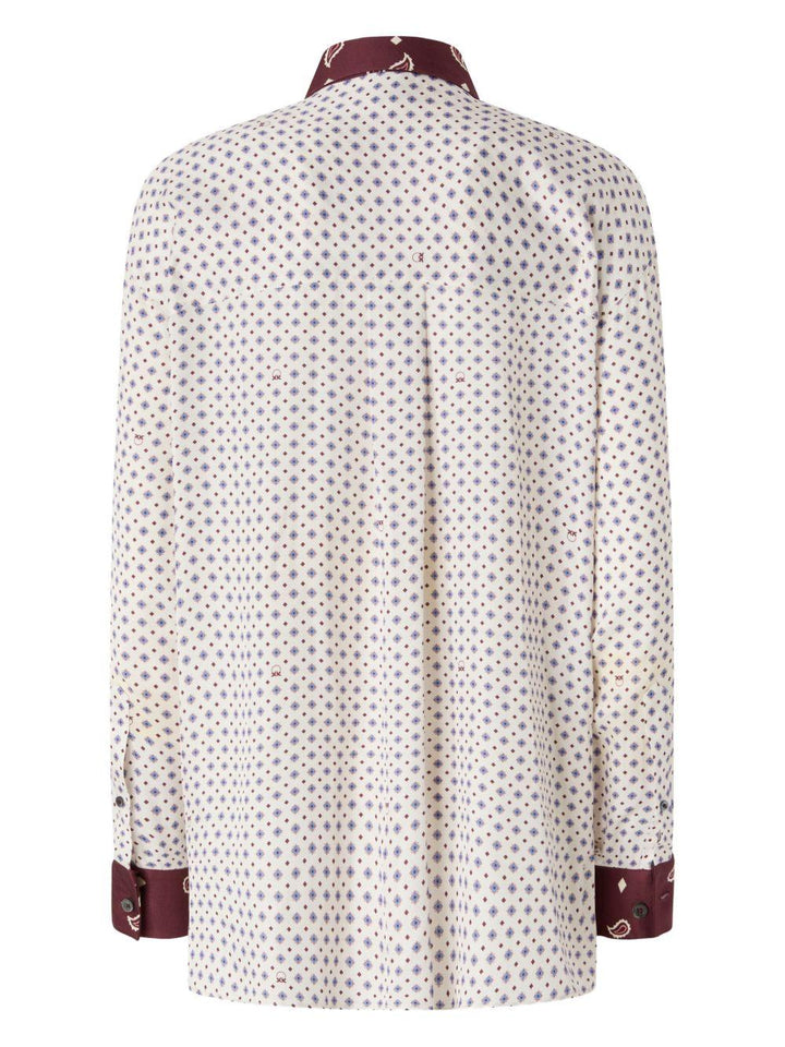 Camicia con stampa paisley 