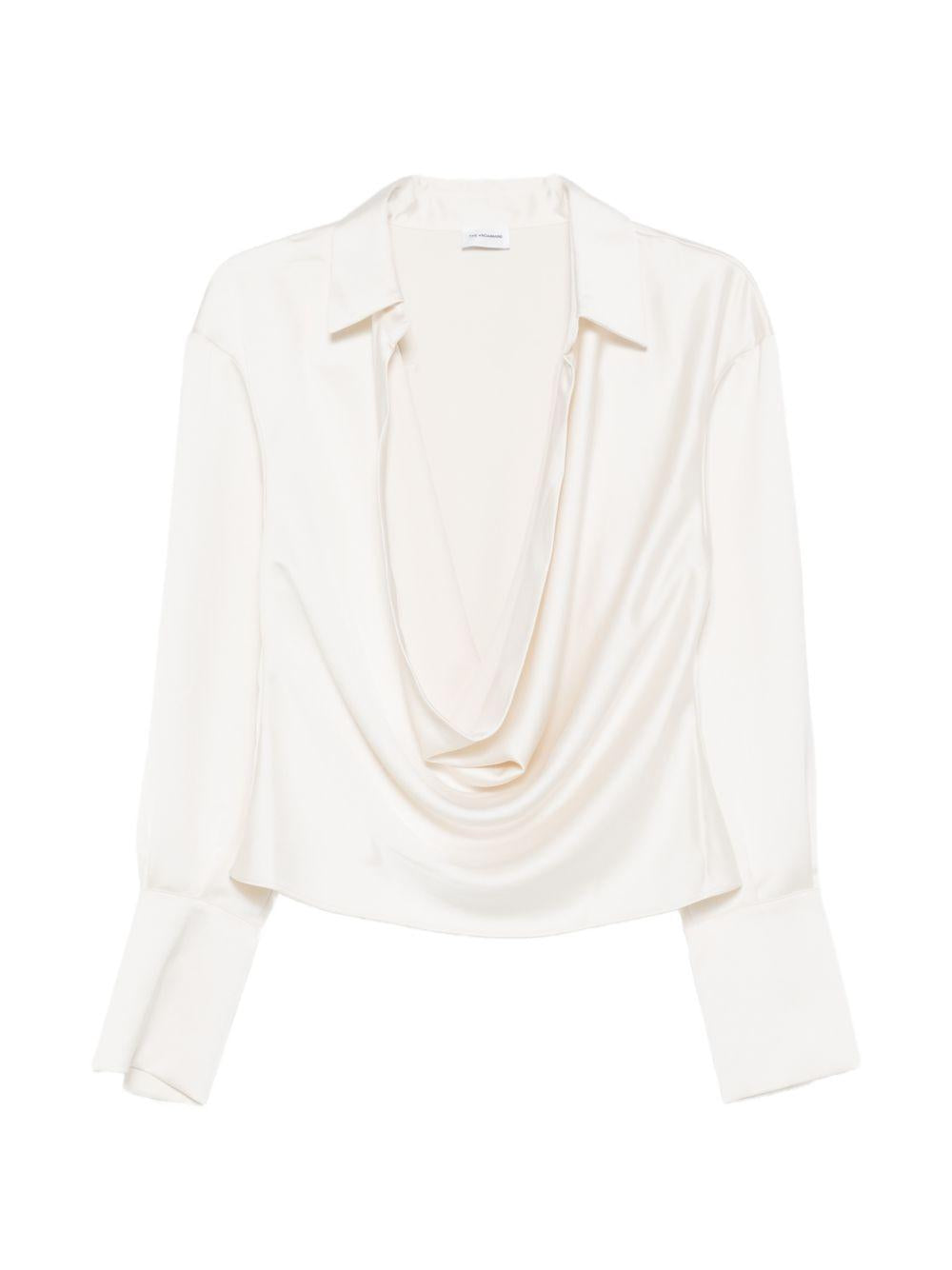 Camicia con scollo morbido 