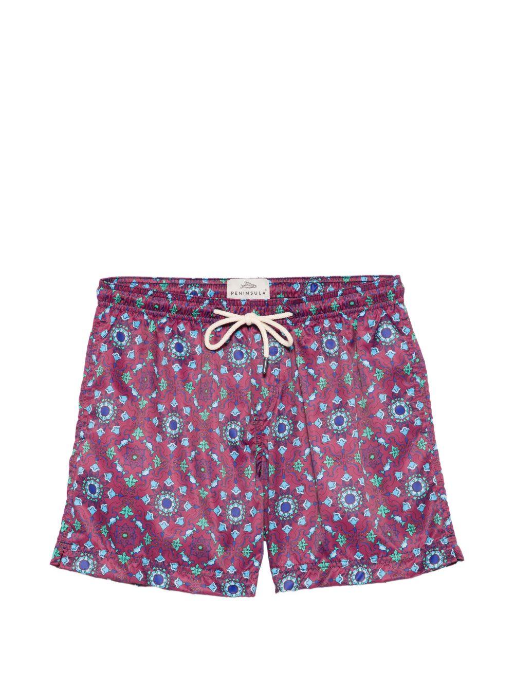 Costume da bagno fantasia con stampa geometrica 