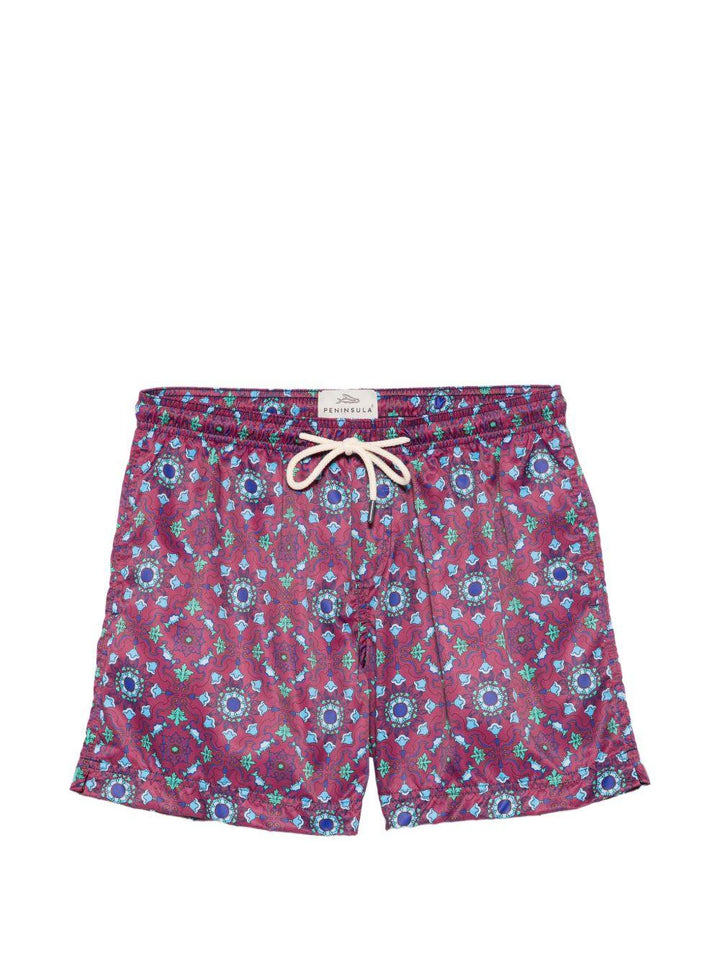 Costume da bagno fantasia con stampa geometrica 