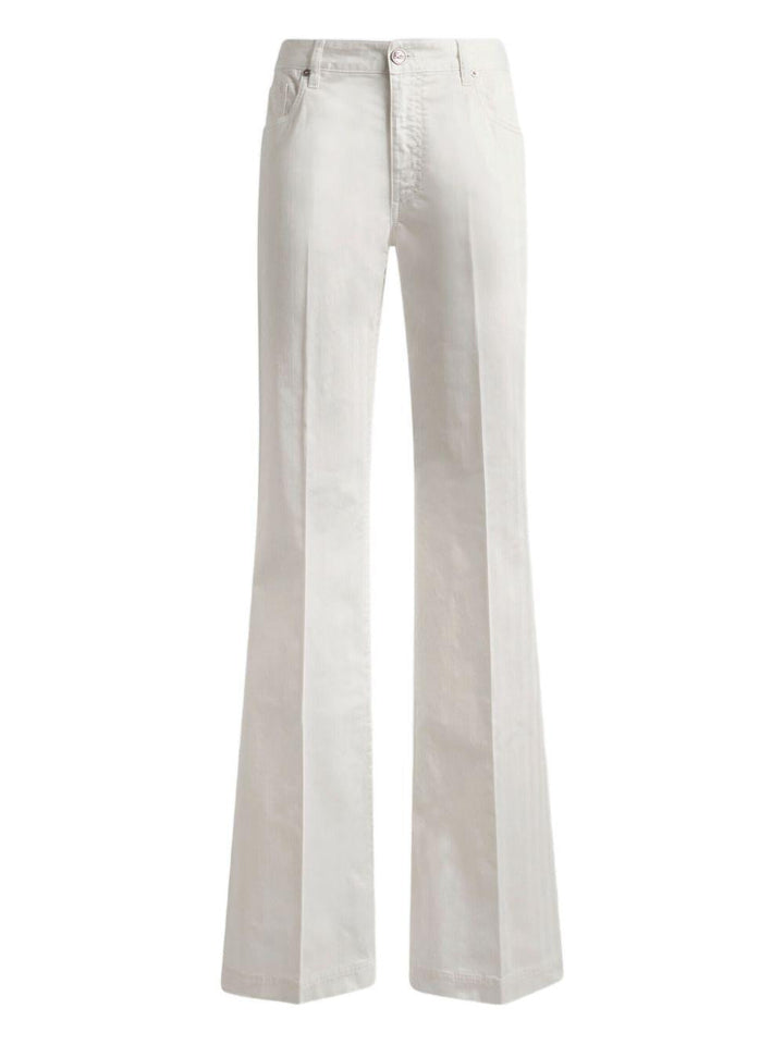 Jeans con ricamo Pegaso 