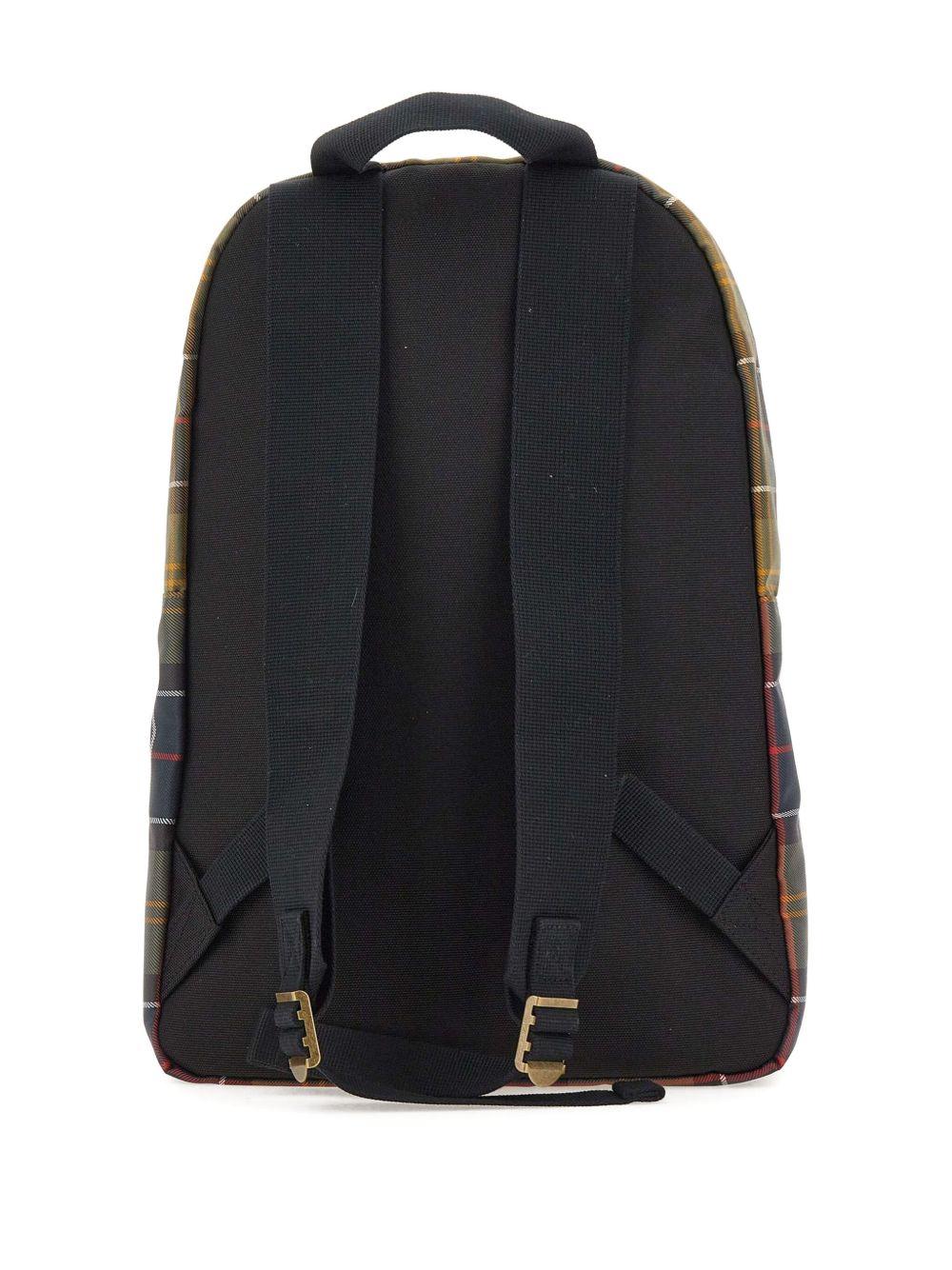 Zaino verde tartan 