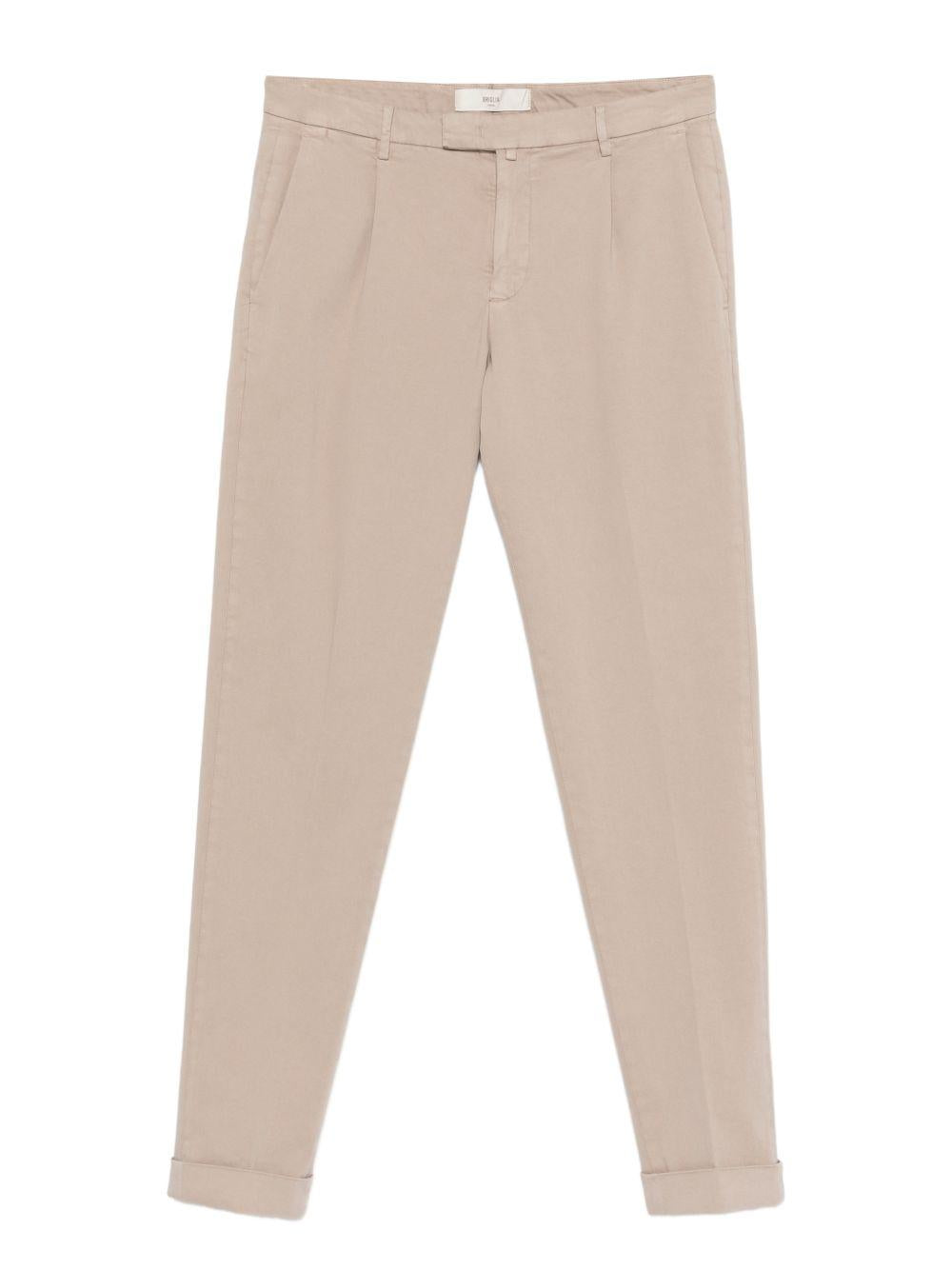 Pantaloni plissé beige 