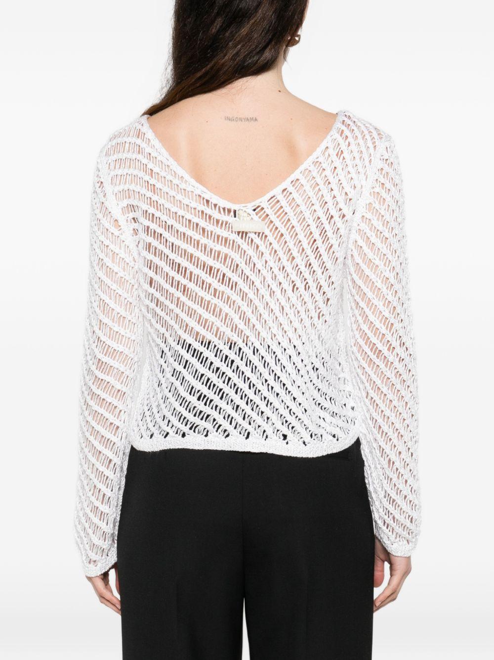 Maglia con trasparenze 
