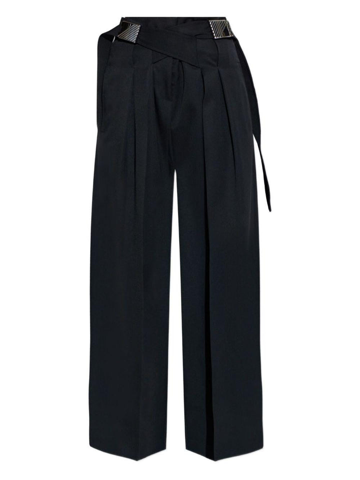 Pantaloni con fibbie 