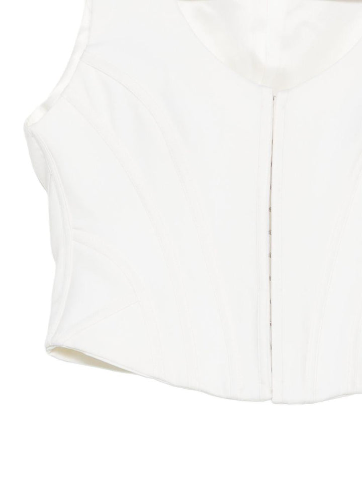 Top con scollo a V 