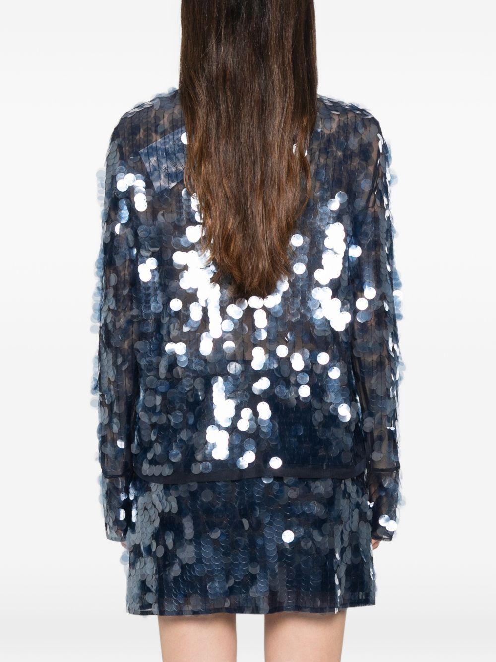 Top Gallo con paillettes 