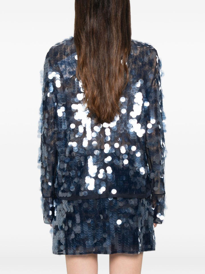 Top Gallo con paillettes 