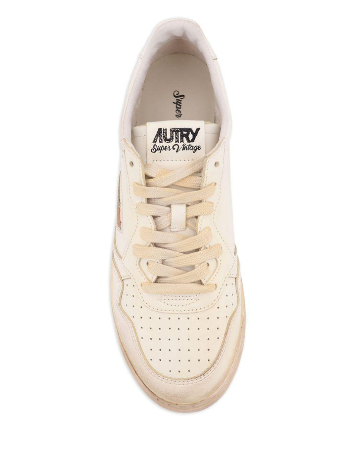 Sneakers Medalist Vintage in pelle spazzolata beige 